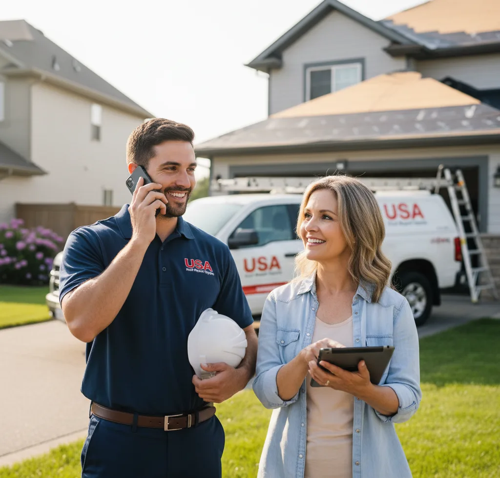USA Roof Repair Experts customer support in Jackpot